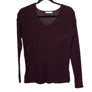 Reitmans Burgundy Sweater Petite